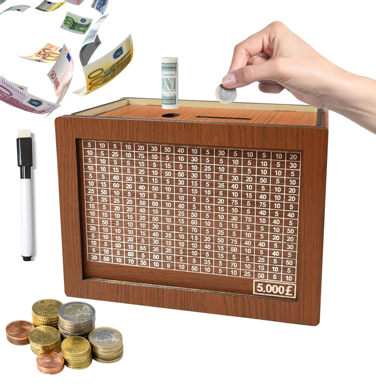 10,000 Saving Box Challenge Cashbox