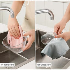 10pcs Microfiber Glass Cleaning Cloth towels