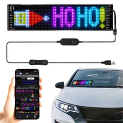 (2024 Per Promotion🔥- SAVE 50% OFF) Custom Bluetooth LED Car Sign