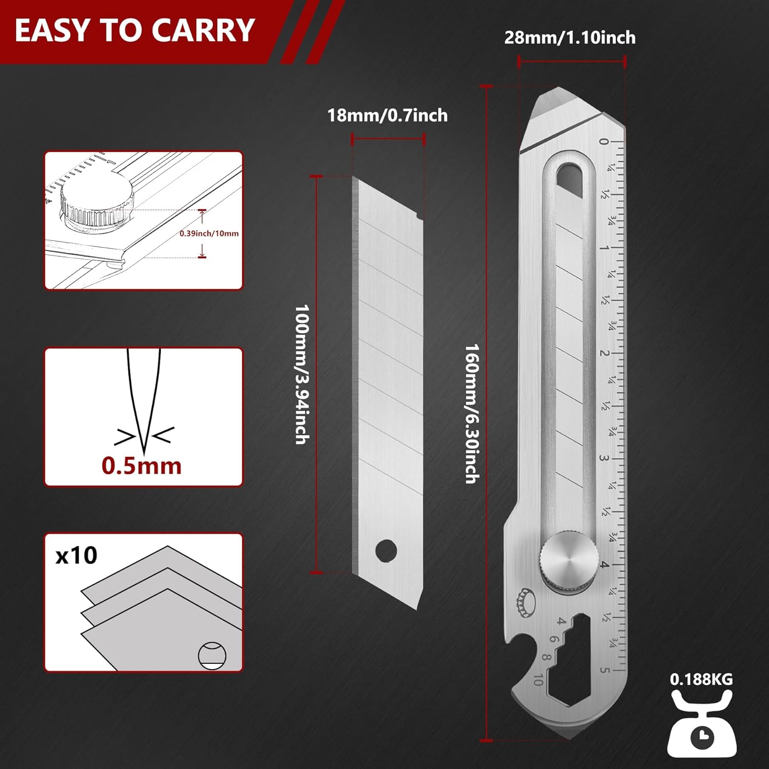 2024 New Arrival🔥 10-In-1 Mutipurpose Utility Knife