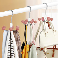 2-Pack Hoodie & Purse Hangers with 6 Cedar Balls