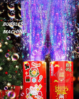 20 holes Fireworks bubble machine