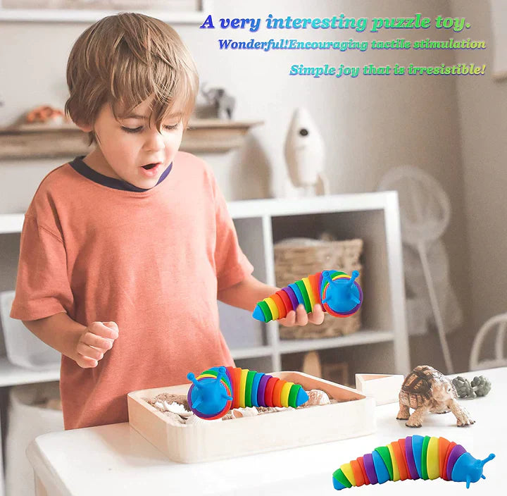 3D Fidget Slug Sensory Toy