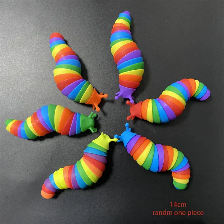 3D Fidget Slug Sensory Toy