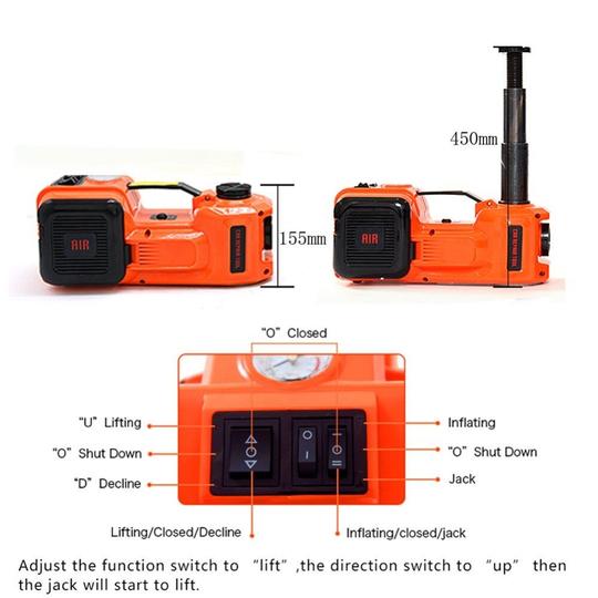 Electric Car Jack Kit