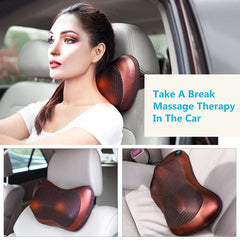 BACK & NECK MASSAGER PILLOW