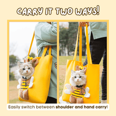 Bee Cat Carrier Bag