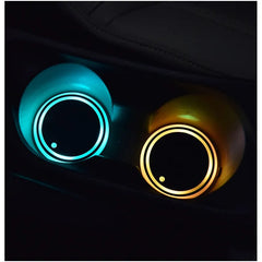 Colorful Cup Holder LED Light-up Coaster Solar