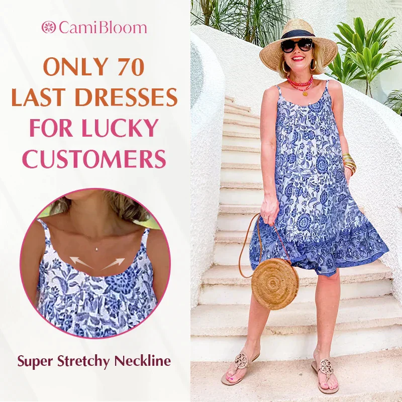 CamiBloom - Floral Printed Camisole Dress