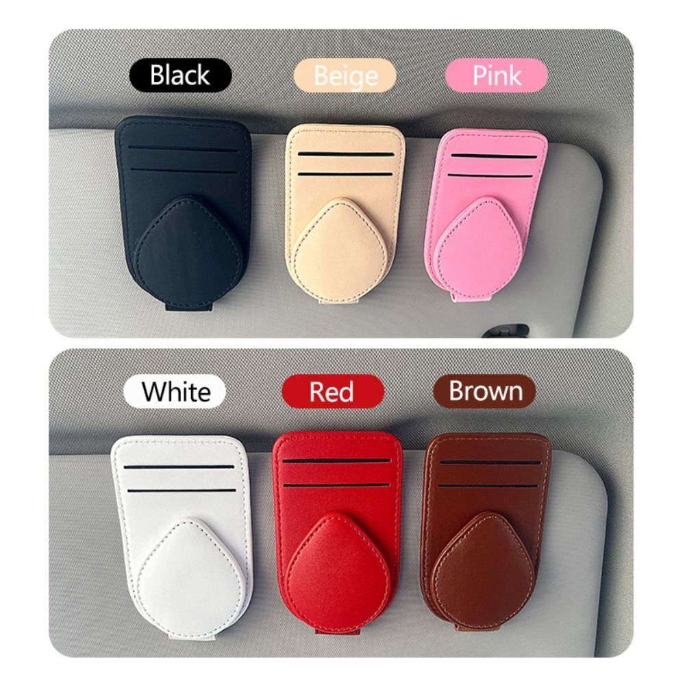 Case Ticket Card Clip Car Sunglass Holder