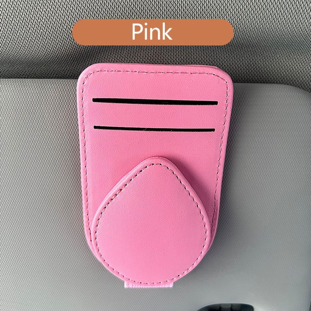 Case Ticket Card Clip Car Sunglass Holder