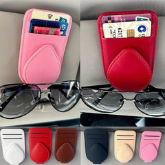 Case Ticket Card Clip Car Sunglass Holder