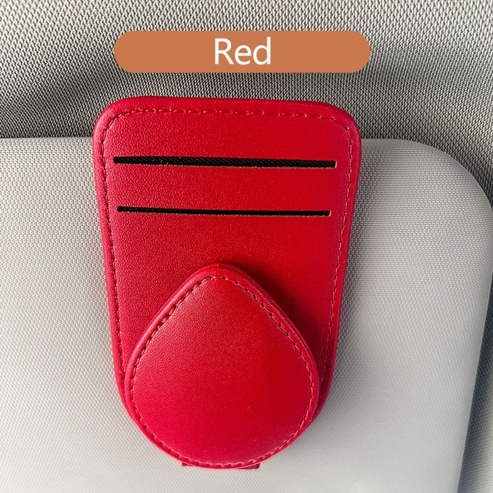 Case Ticket Card Clip Car Sunglass Holder