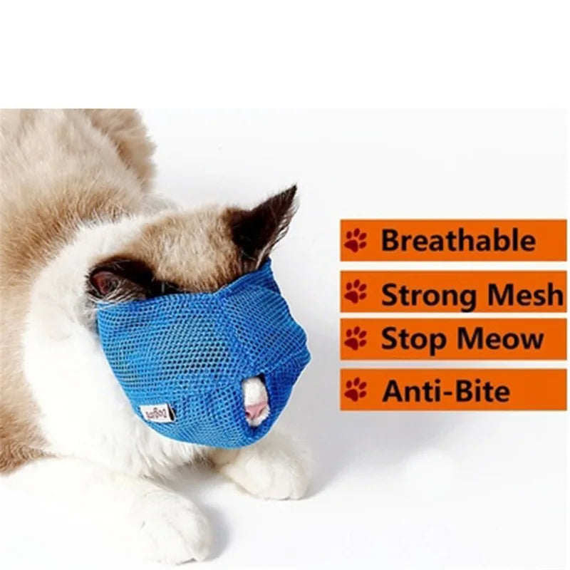 Cat Breathable Grooming Mask