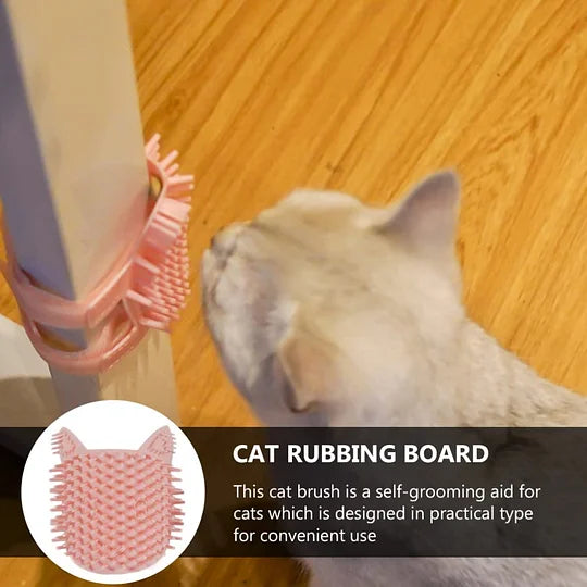 Cat Self Groomer Corner Scratcher