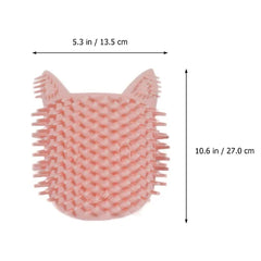 Cat Self Groomer Corner Scratcher