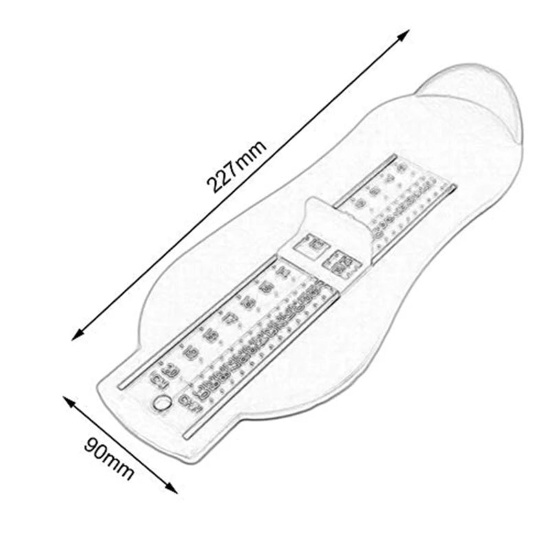 Children Baby Foot Shoe Size Measure Tool 0-8Years