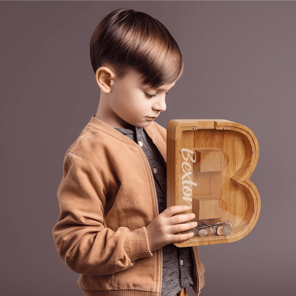 Big Piggy Bank-Wood Gift For Kids