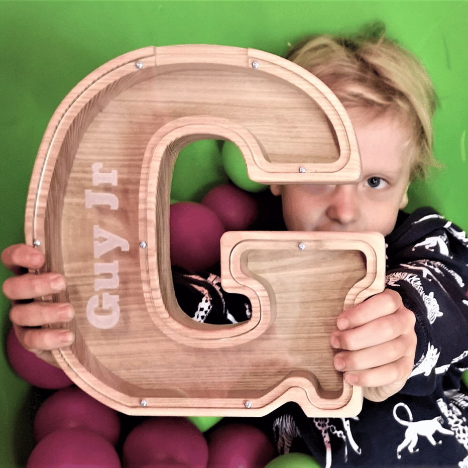 Big Piggy Bank-Wood Gift For Kids