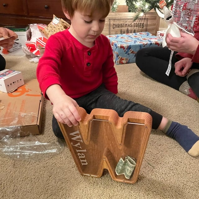 Big Piggy Bank-Wood Gift For Kids