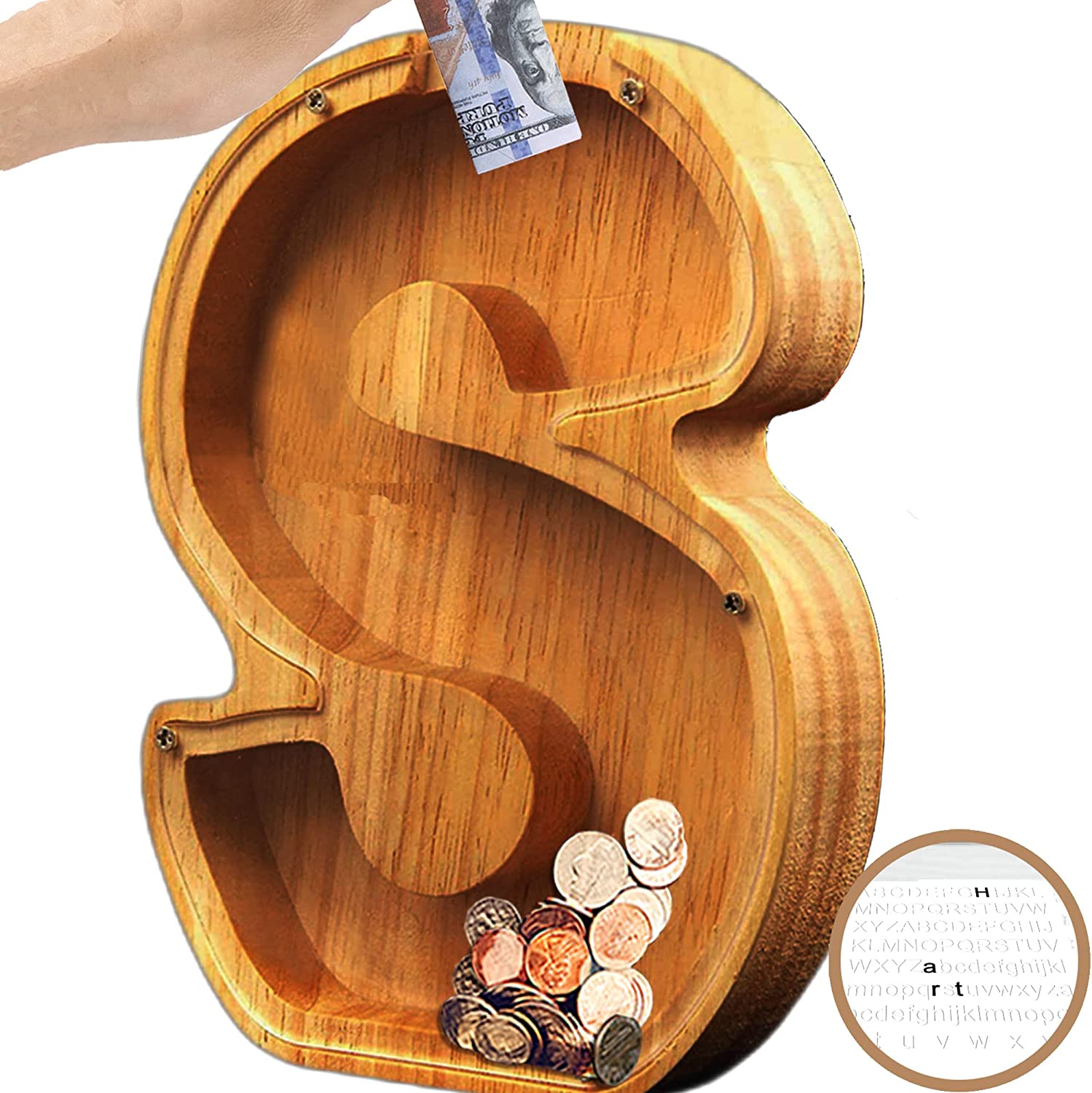 Big Piggy Bank-Wood Gift For Kids