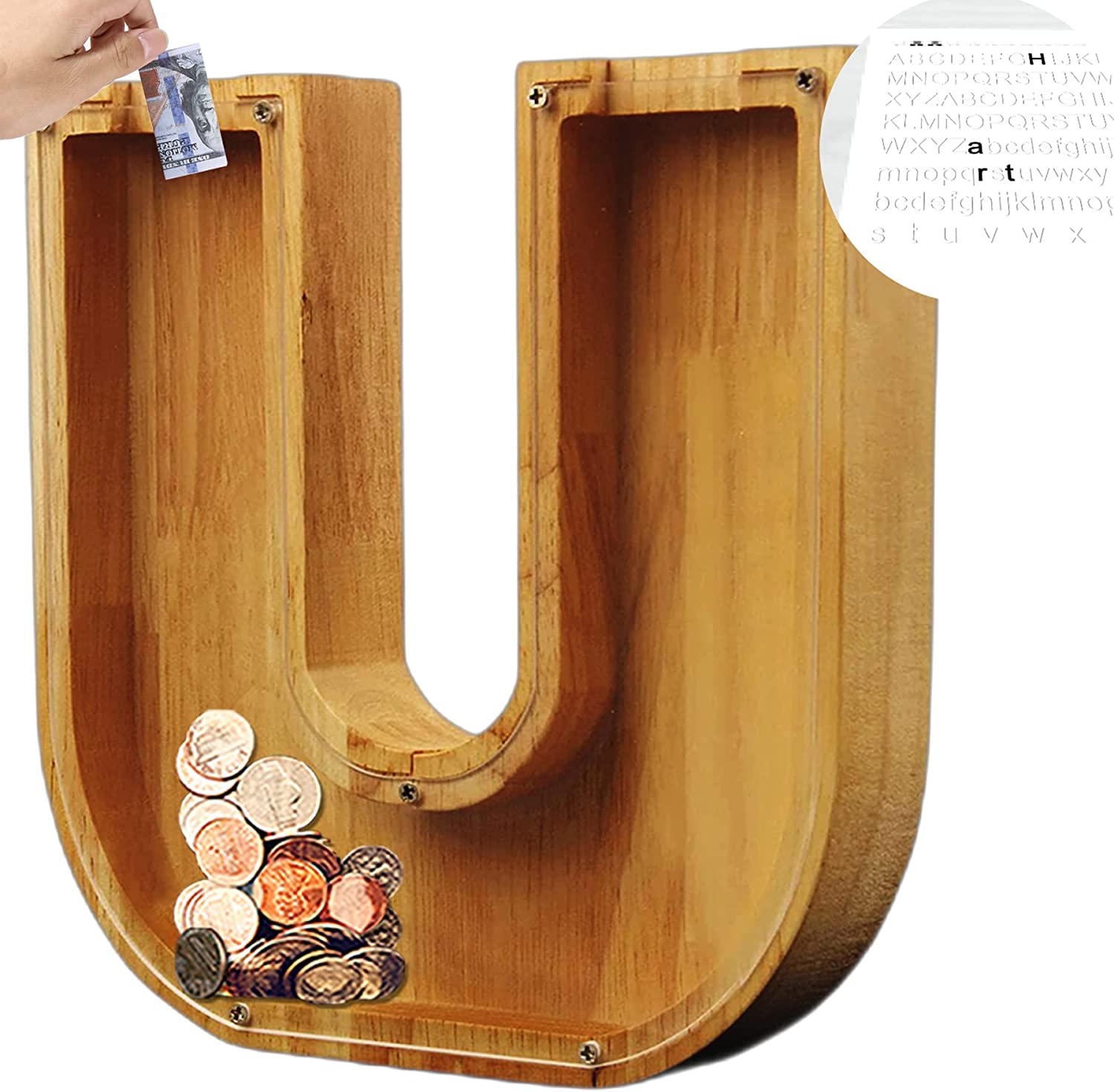 Big Piggy Bank-Wood Gift For Kids