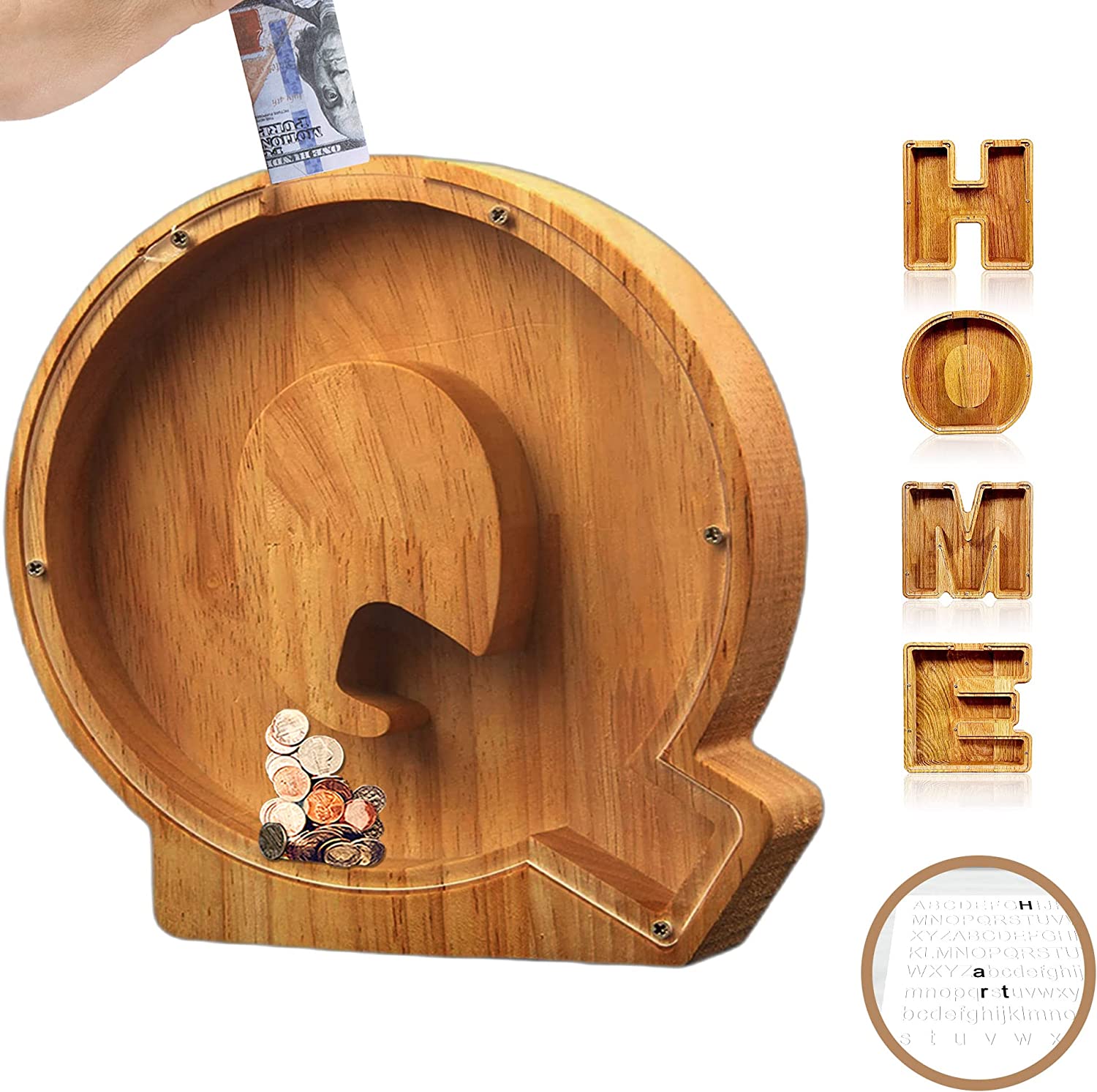 Big Piggy Bank-Wood Gift For Kids