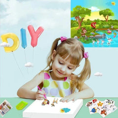 (🌞Hot Summer Sale💥50% OFF)DIY children's free stick cartoon diamond painting