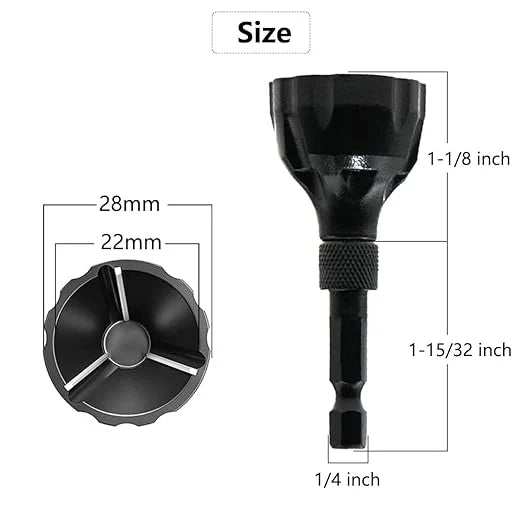 Deburring External Chamfer Tool with Tungsten Carbide Blade