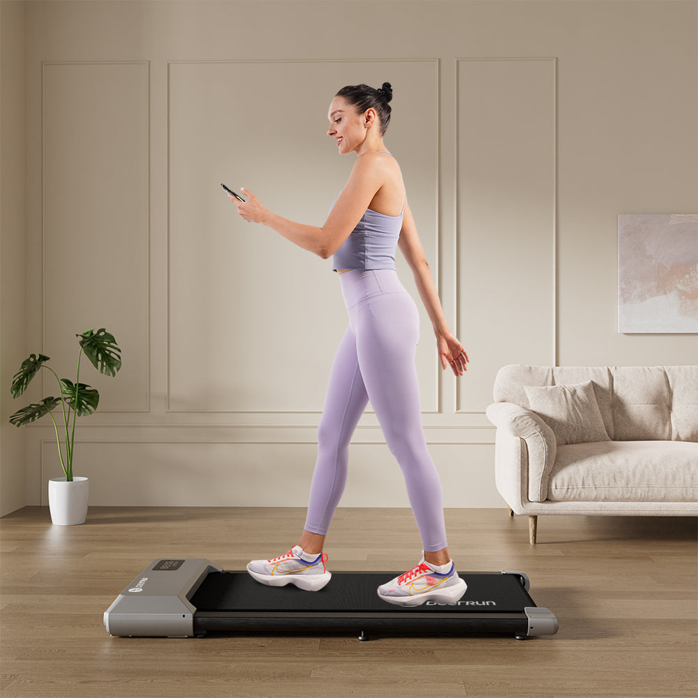 DeerRun Mini Walkingpad Treadmill with Remote Control