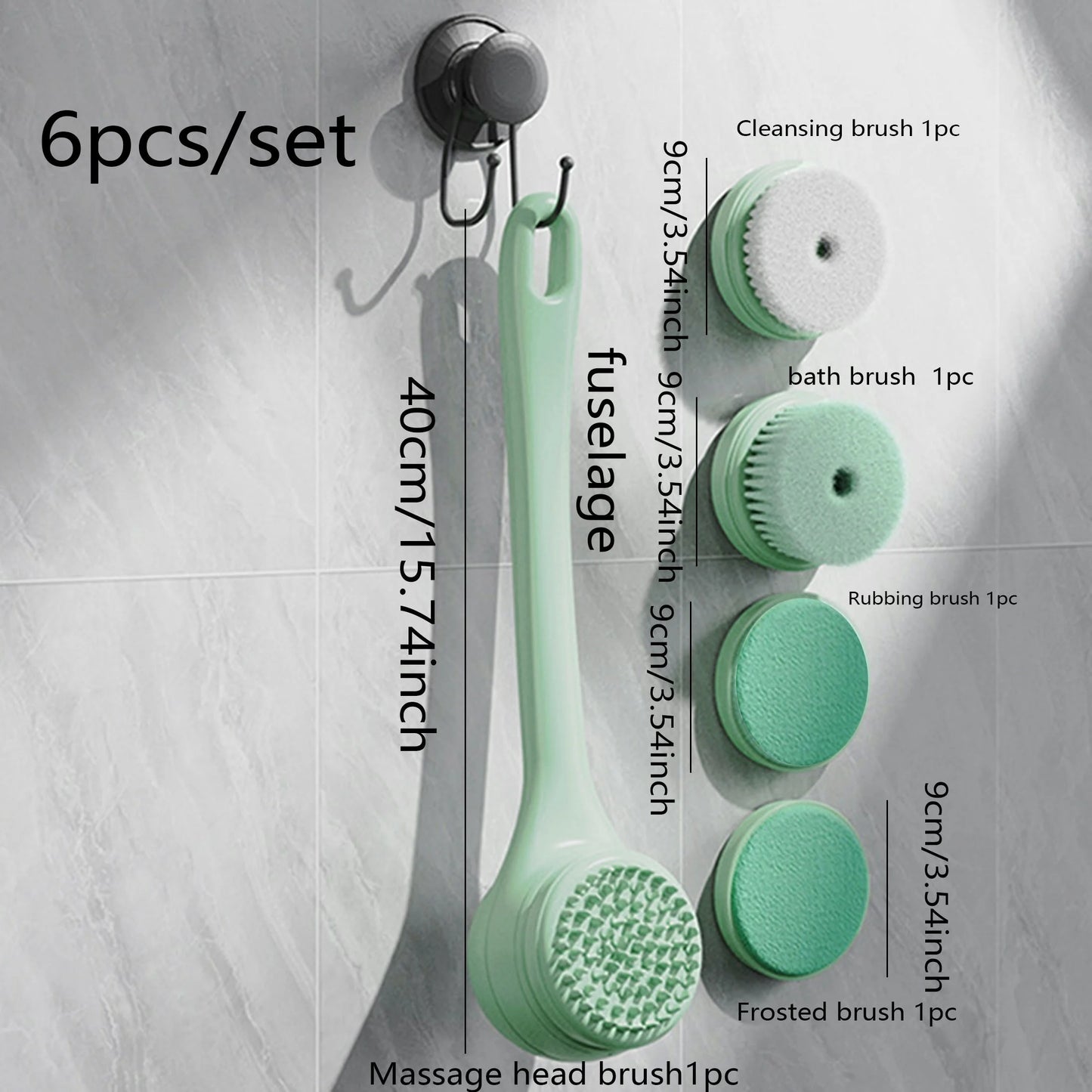 Dual Handle Bath Brush