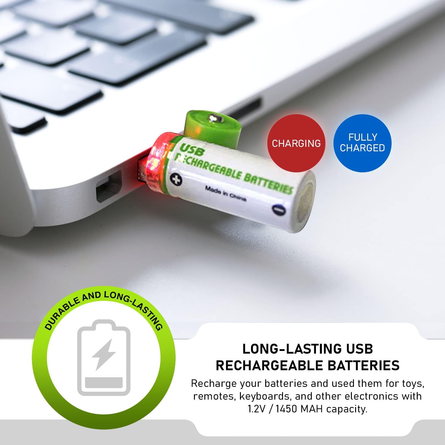 Easy Power USB AA Rechargeable Batteries