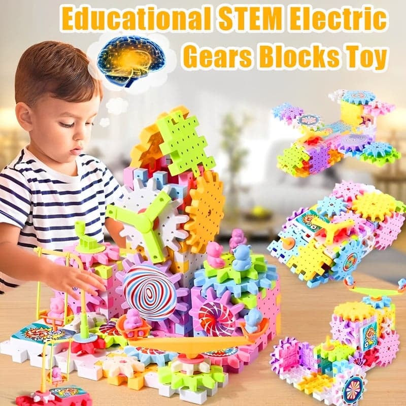 2024 HOT SALE 🔥 - Educational STEM Electric Gears Blocks Toy 🔥