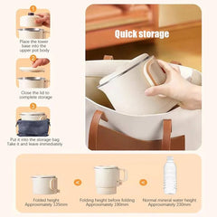 Electric Cooking Mini Travel Water Cup Electric Kettle