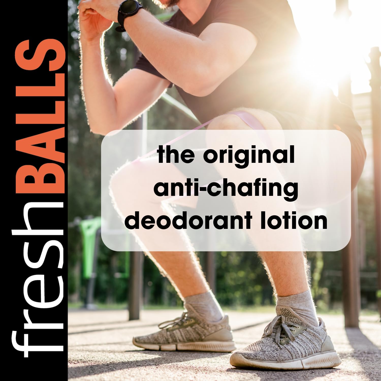 FRESH BODY Fresh Balls Lotion - Men's Anti-Chafing Soothing Cream