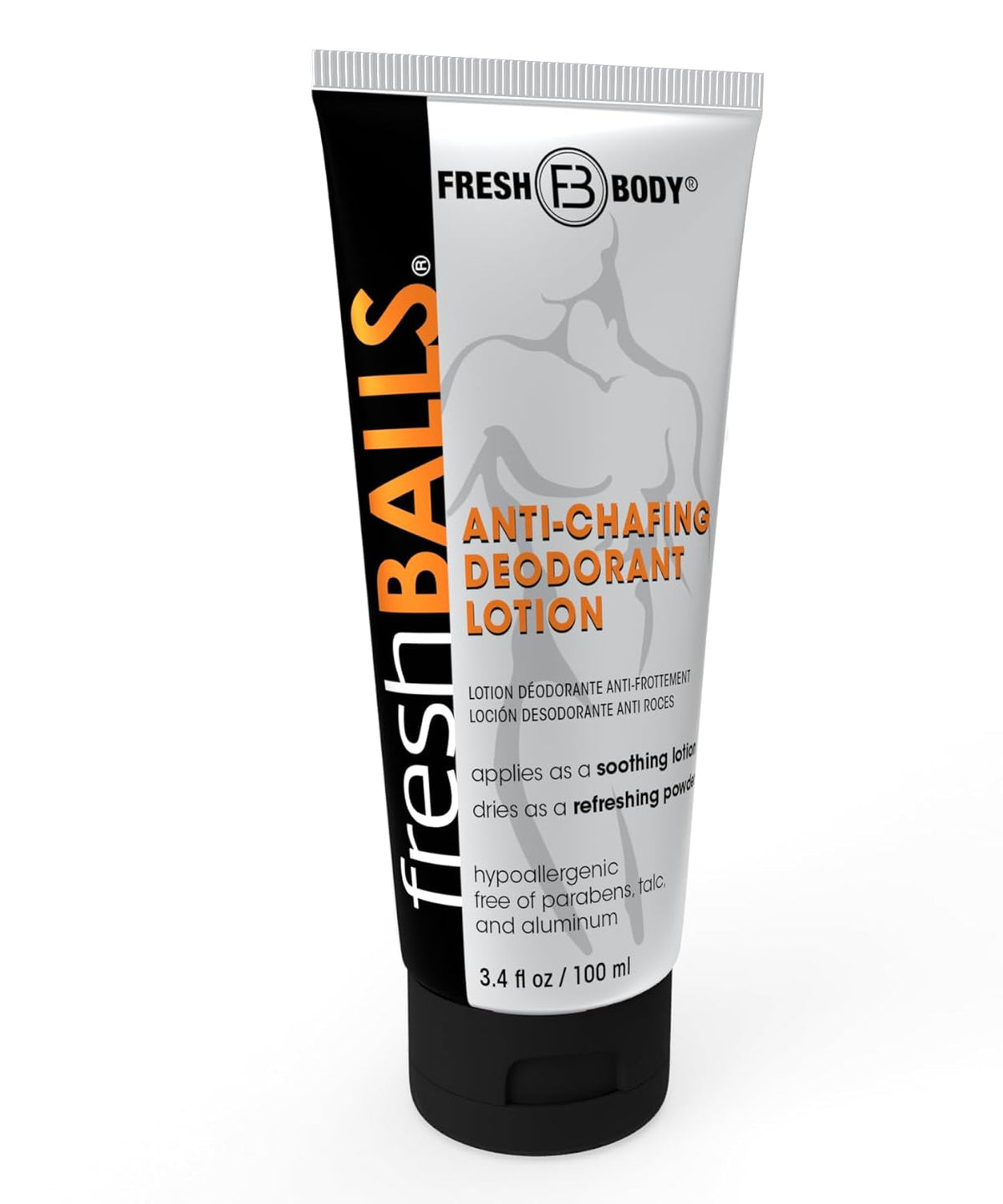 FRESH BODY Fresh Balls Lotion - Men's Anti-Chafing Soothing Cream