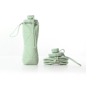 Folding Silicone Water Bottle Sports Water Bottle Outdoor