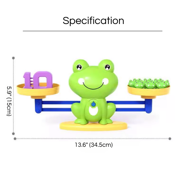 Frog Balance Baby Math Toy