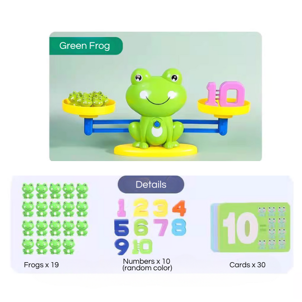 Frog Balance Baby Math Toy