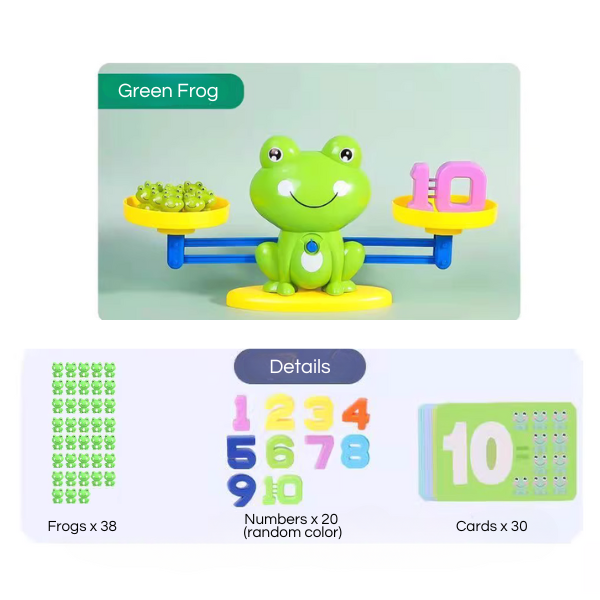 Frog Balance Baby Math Toy