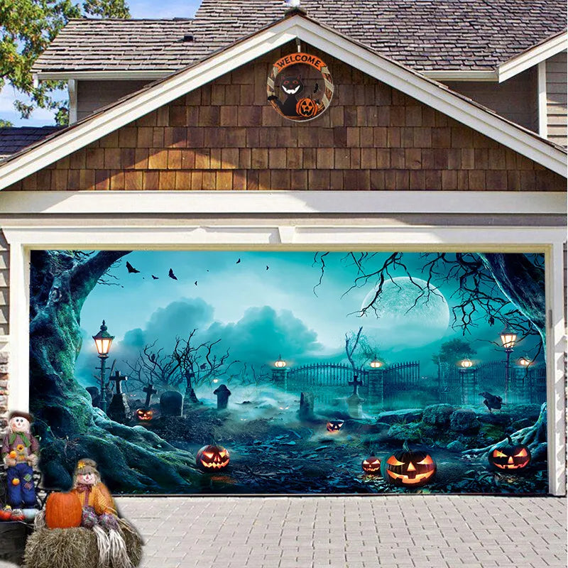 Halloween Garage Door Covers