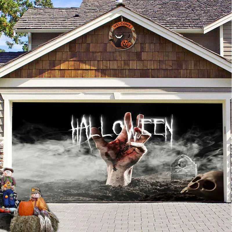 Halloween Garage Door Covers