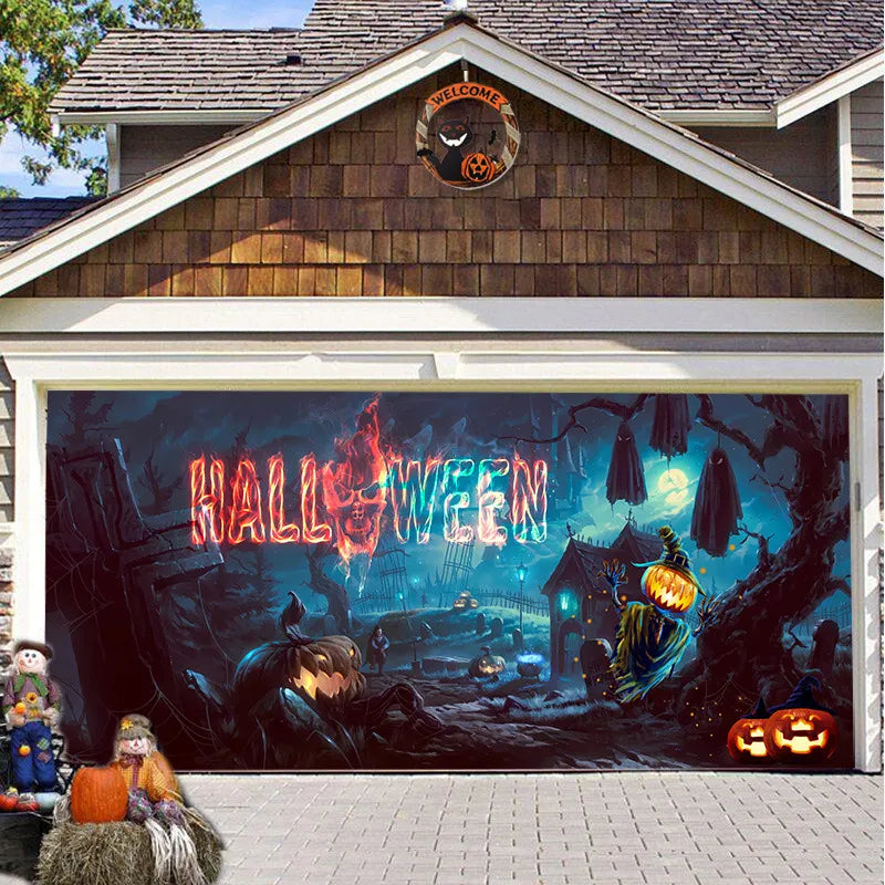 Halloween Garage Door Covers