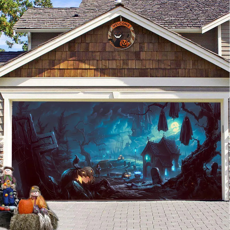 Halloween Garage Door Covers