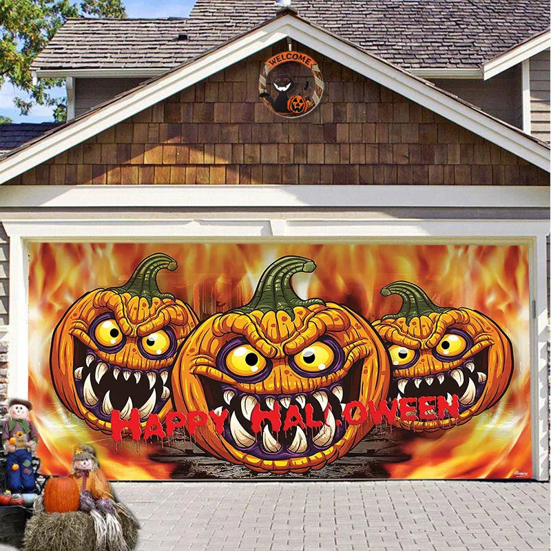 Halloween Garage Door Covers