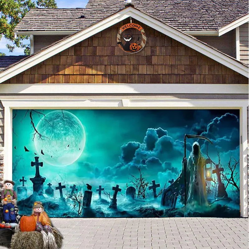 Halloween Garage Door Covers