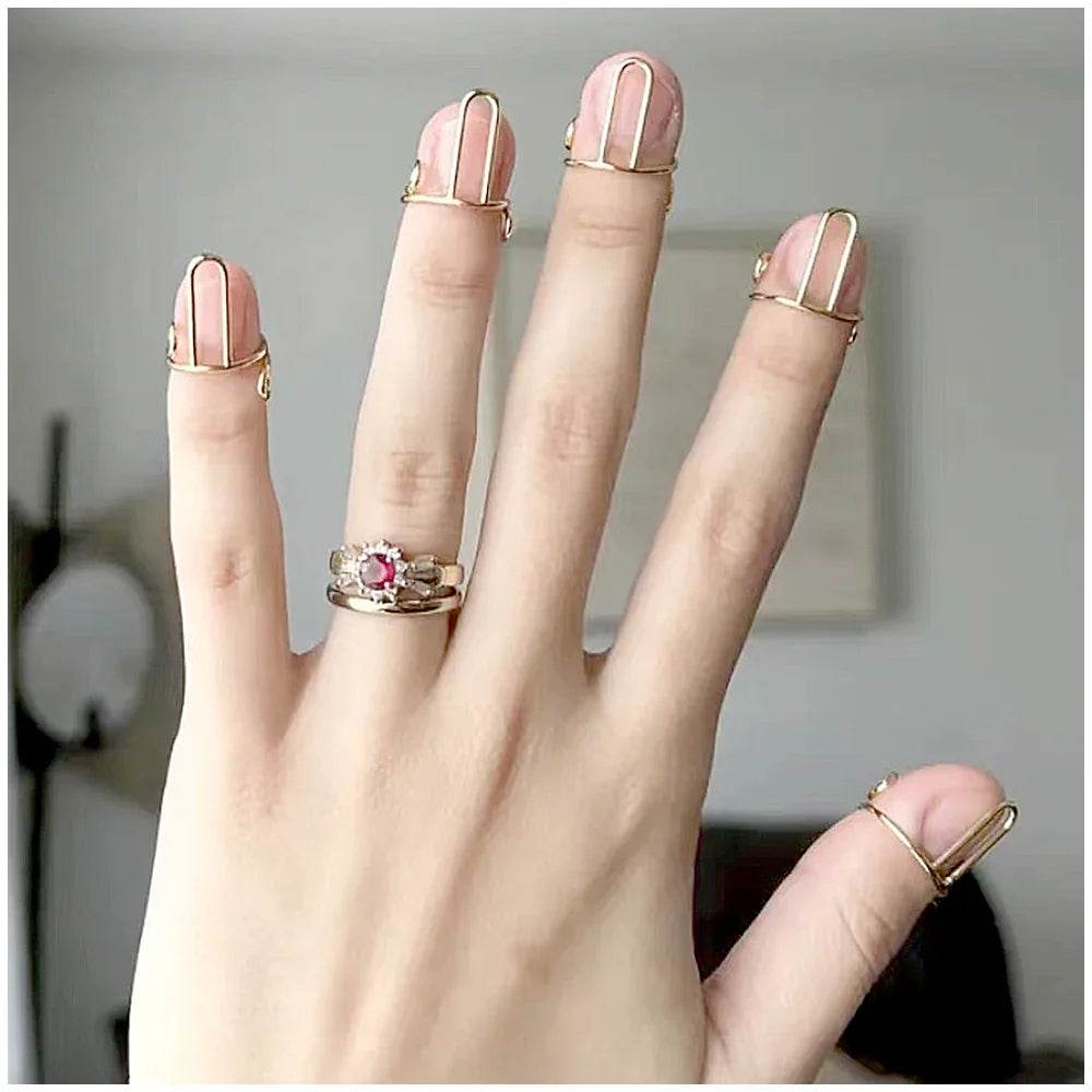 Handcrafted Nail Rings