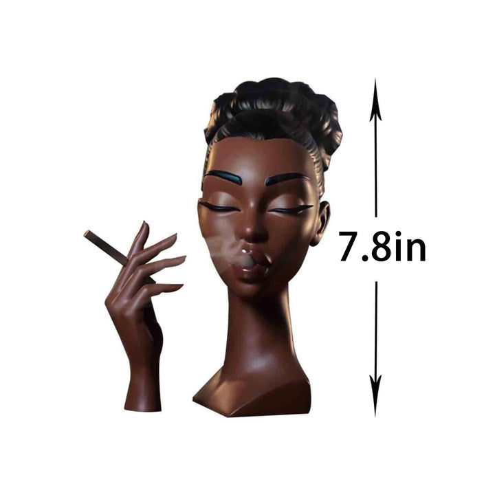 Head Incense Burner Black Woman