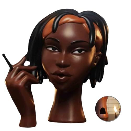 Head Incense Burner Black Woman