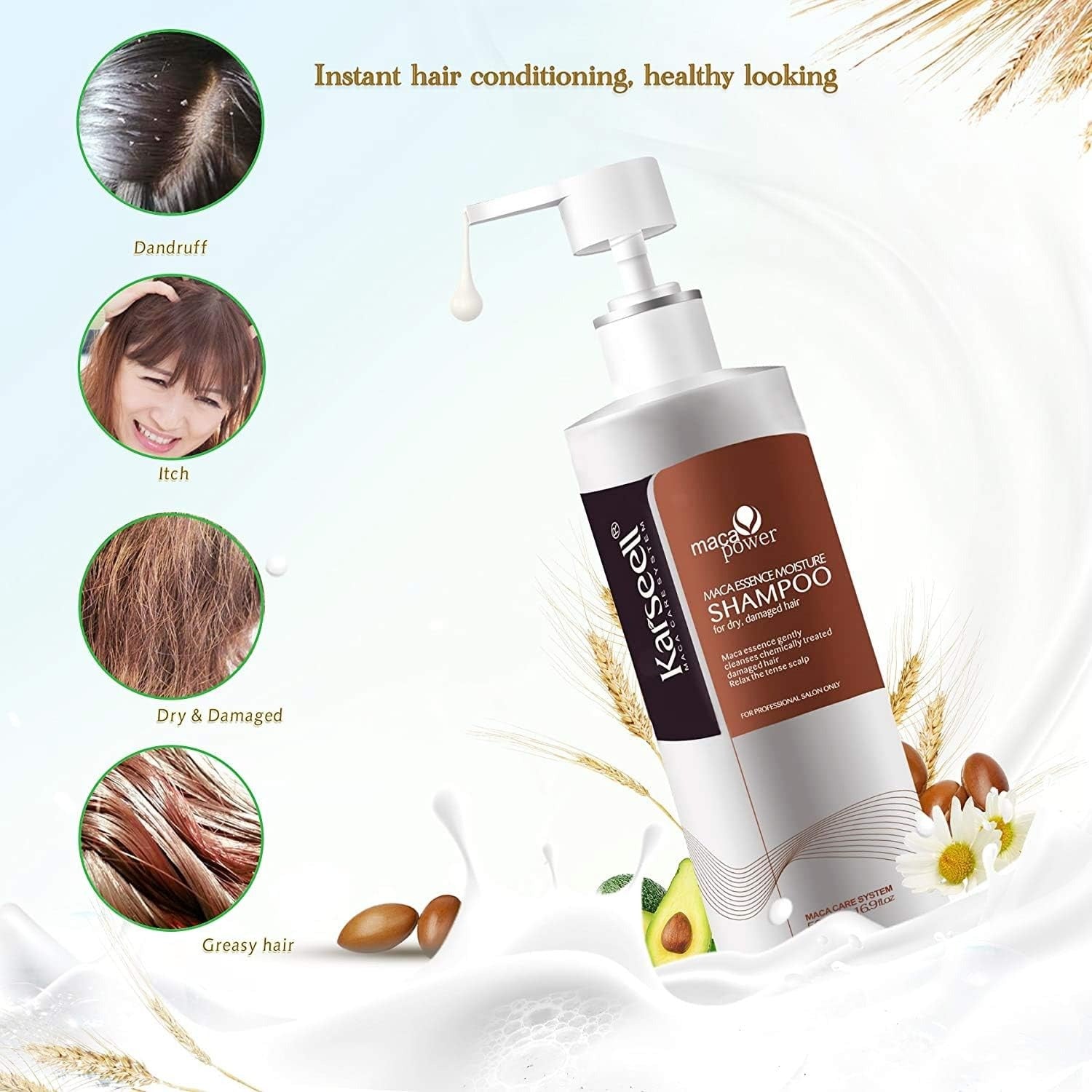 Herbal Shampoo for Dry and Damaged Hair 500ml